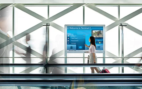 wall mounted digital sign