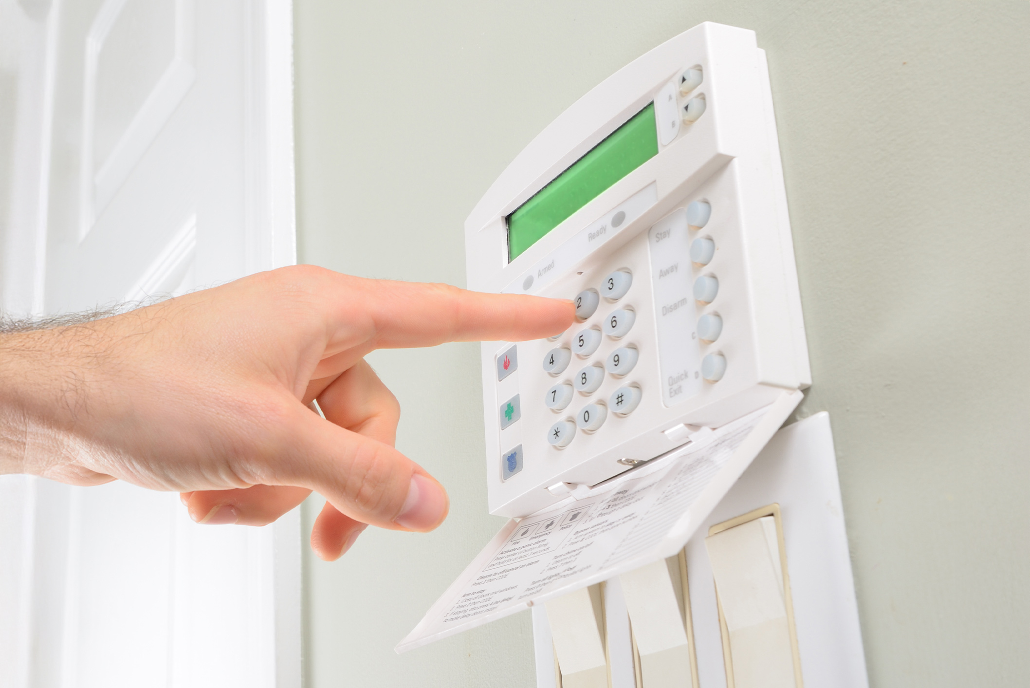 Commercial alarm system installation