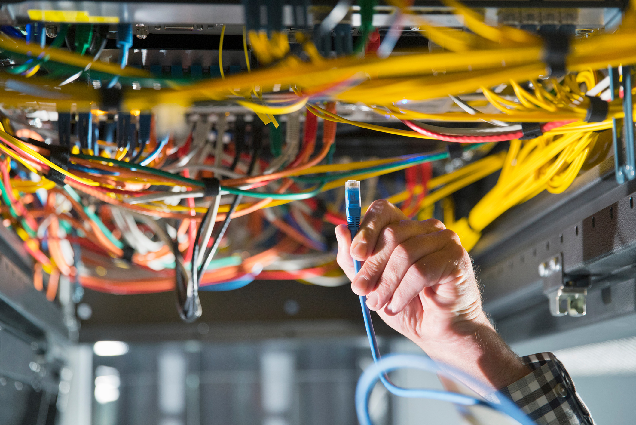 Low voltage cabling installation