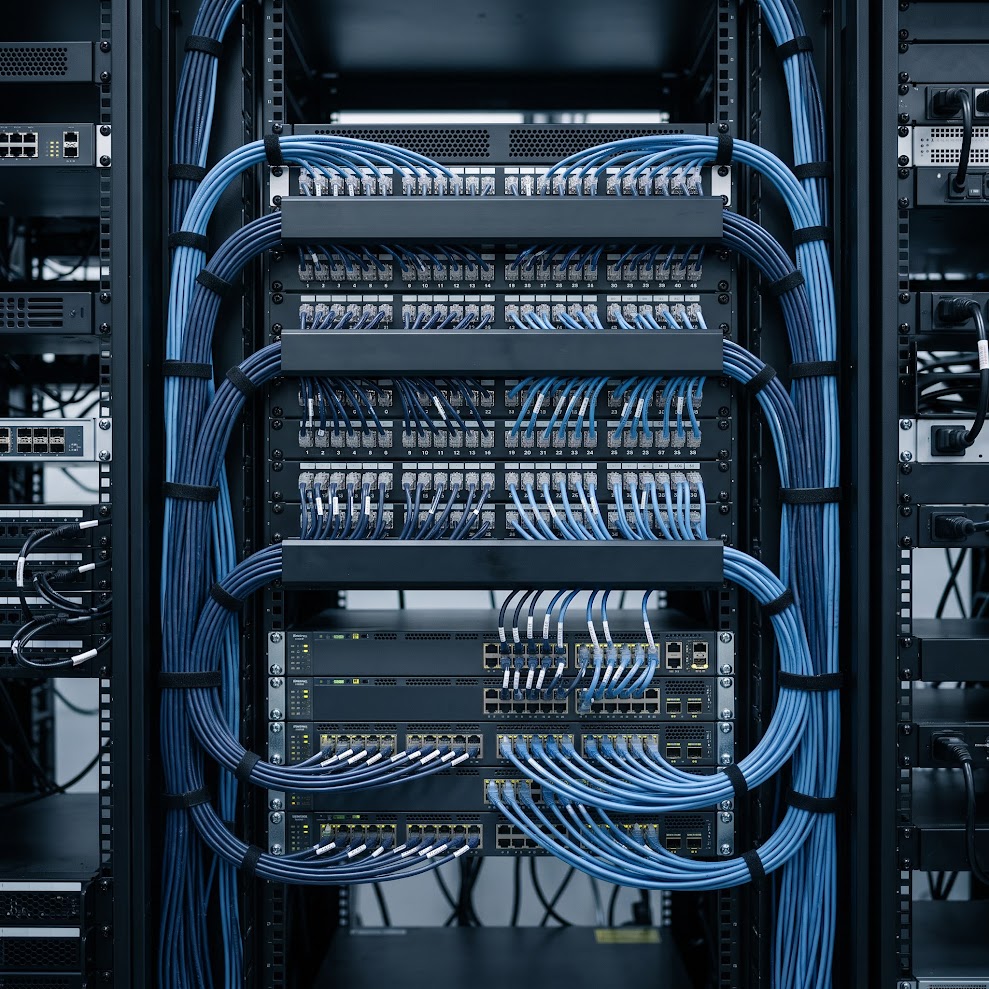 Structured cabling and network infrastructure installation